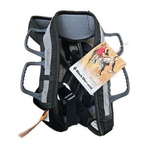 NEW Black Diamond Men’s Momentum Climbing Harness Package Size Medium Limestone